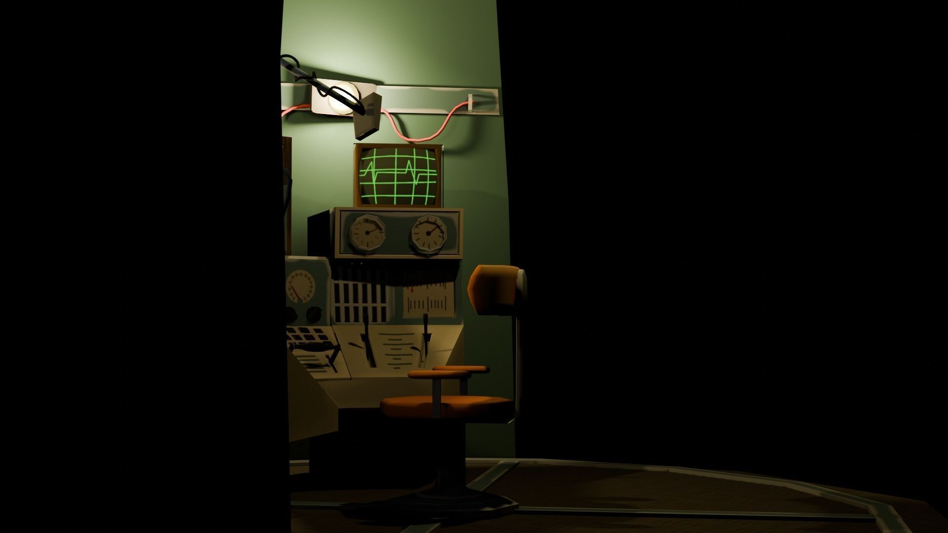 Stylized Spaceship Model Low-poly 3D model_42