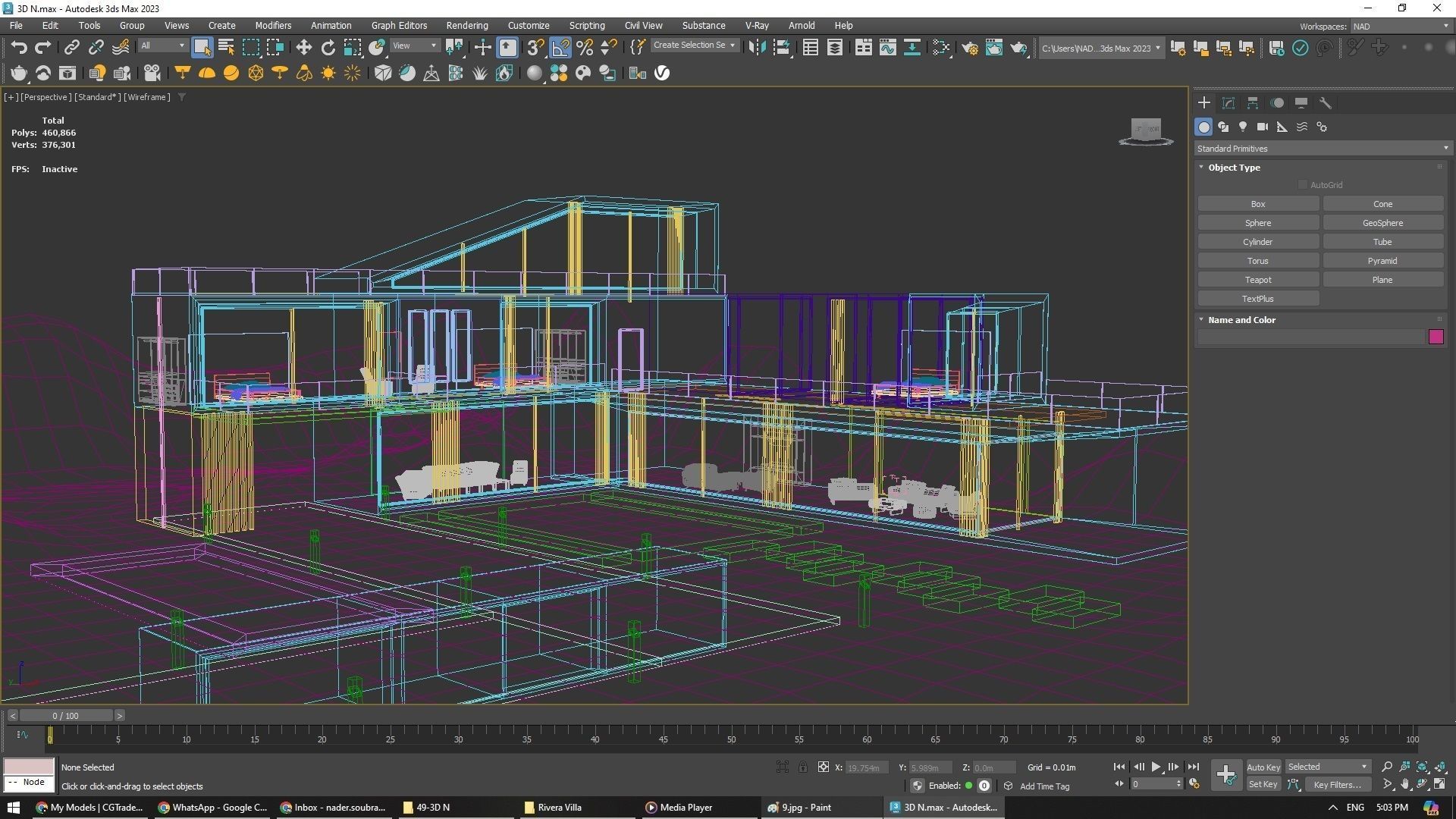 Rivera Villa Exterior Design 3D model_9