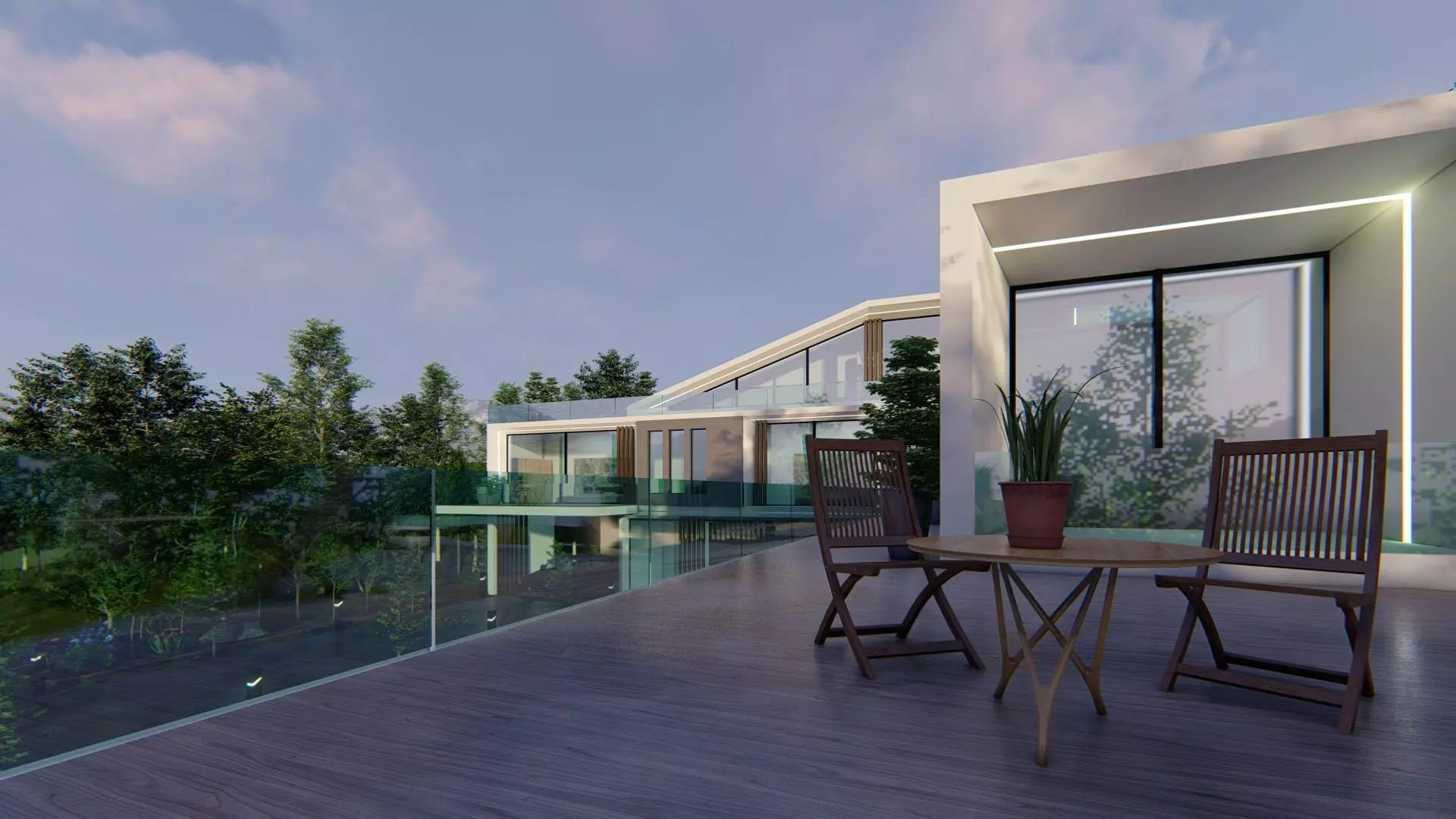 Rivera Villa Exterior Design 3D model_14