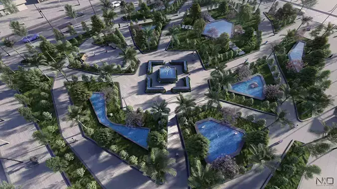 Syrac Park Concept 3D model