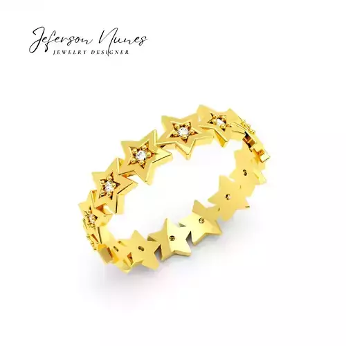 Anel Estrelas A1047