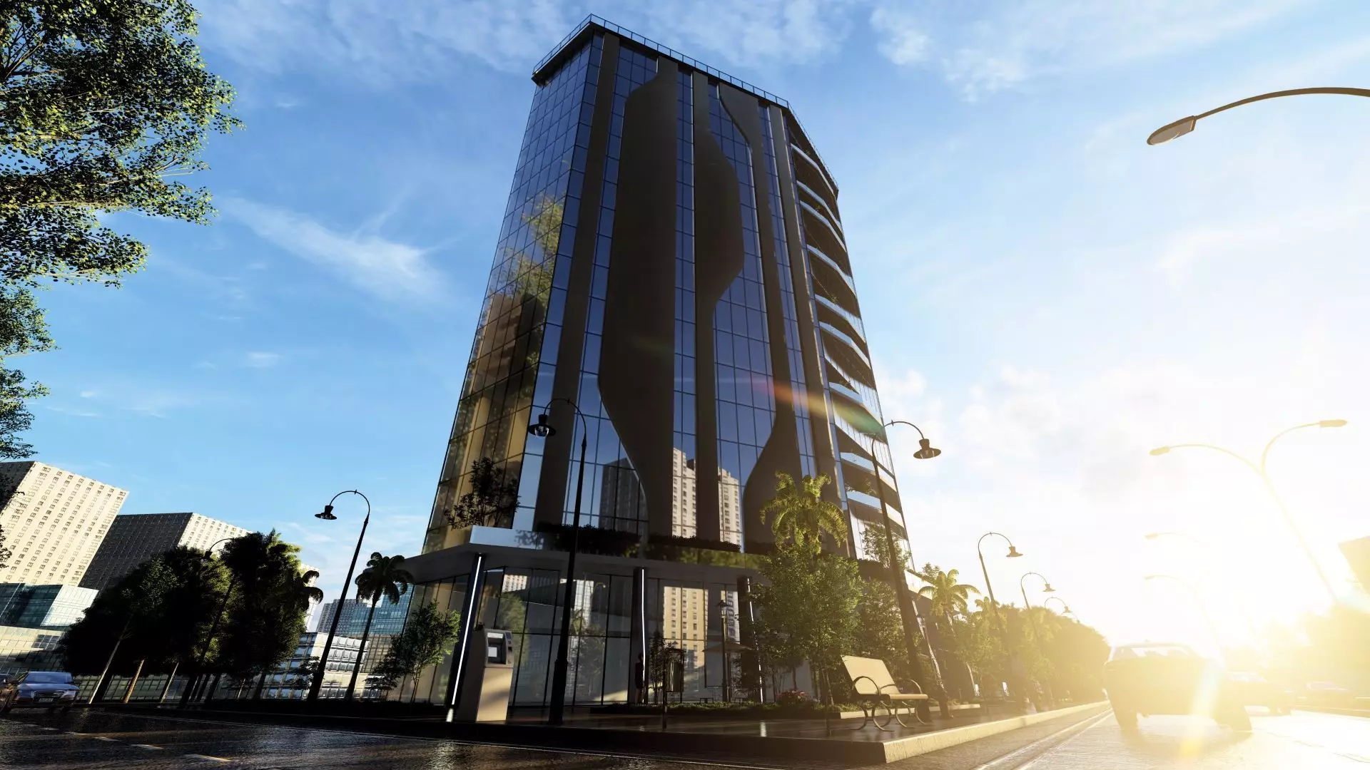 Spectre Tower Exterior Design 3D model_20