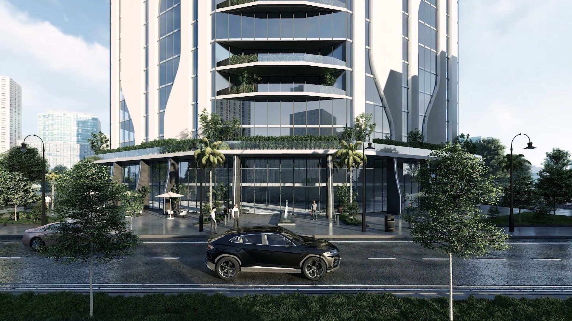 Spectre Tower Exterior Design 3D model_4