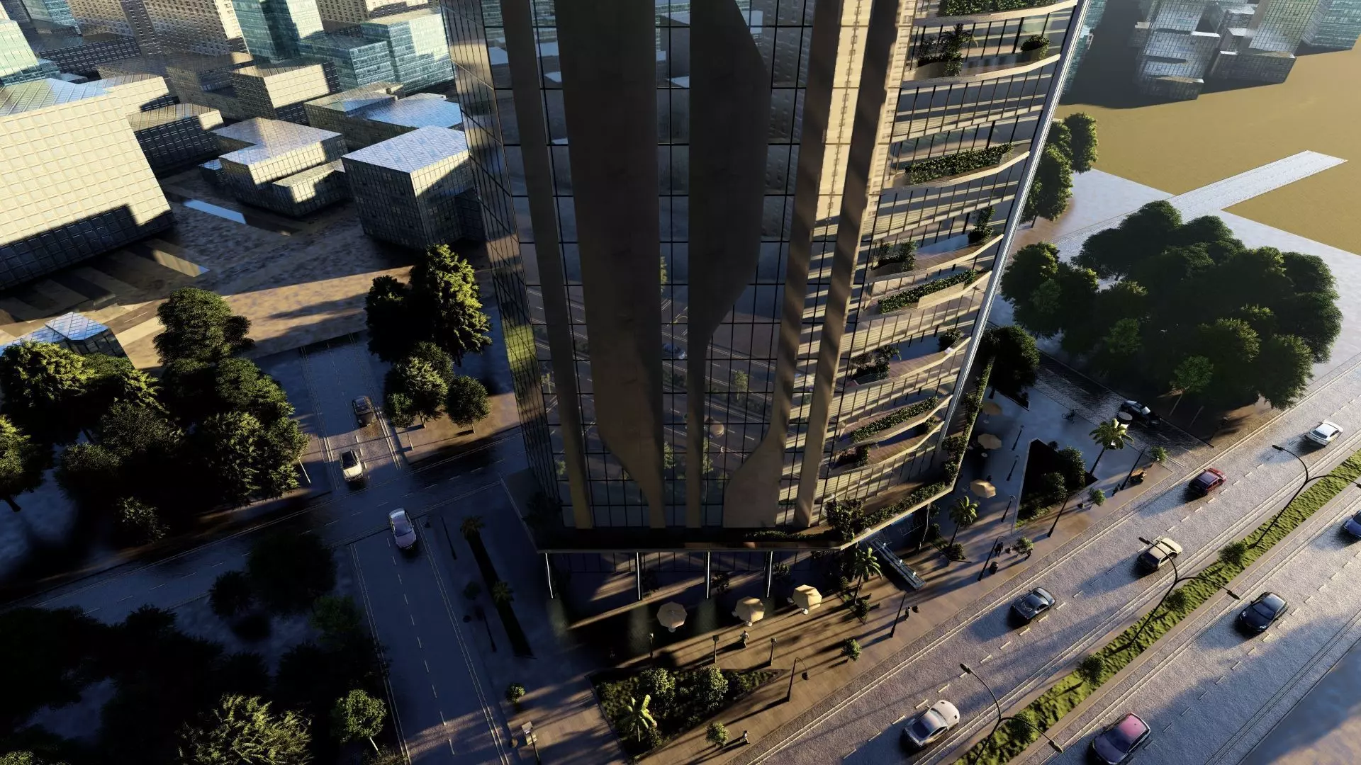 Spectre Tower Exterior Design 3D model_11