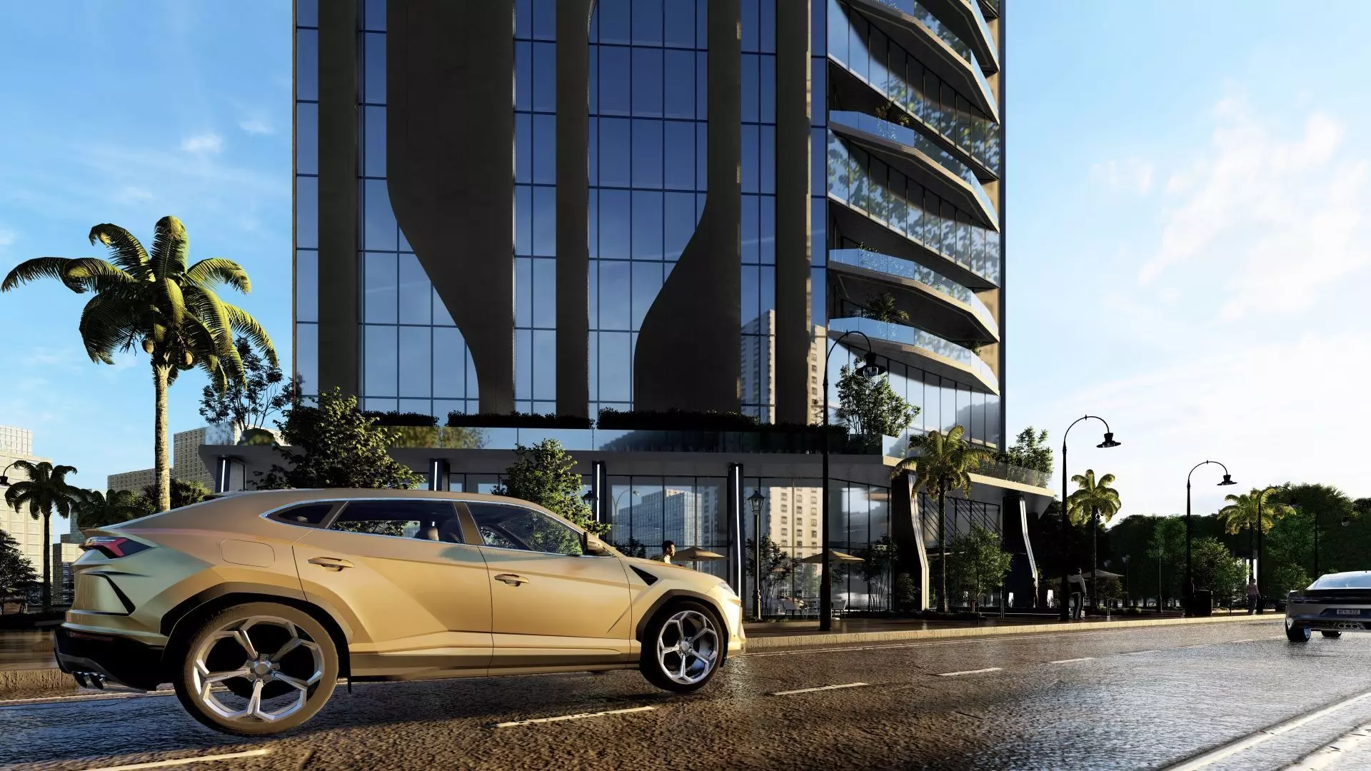 Spectre Tower Exterior Design 3D model_14