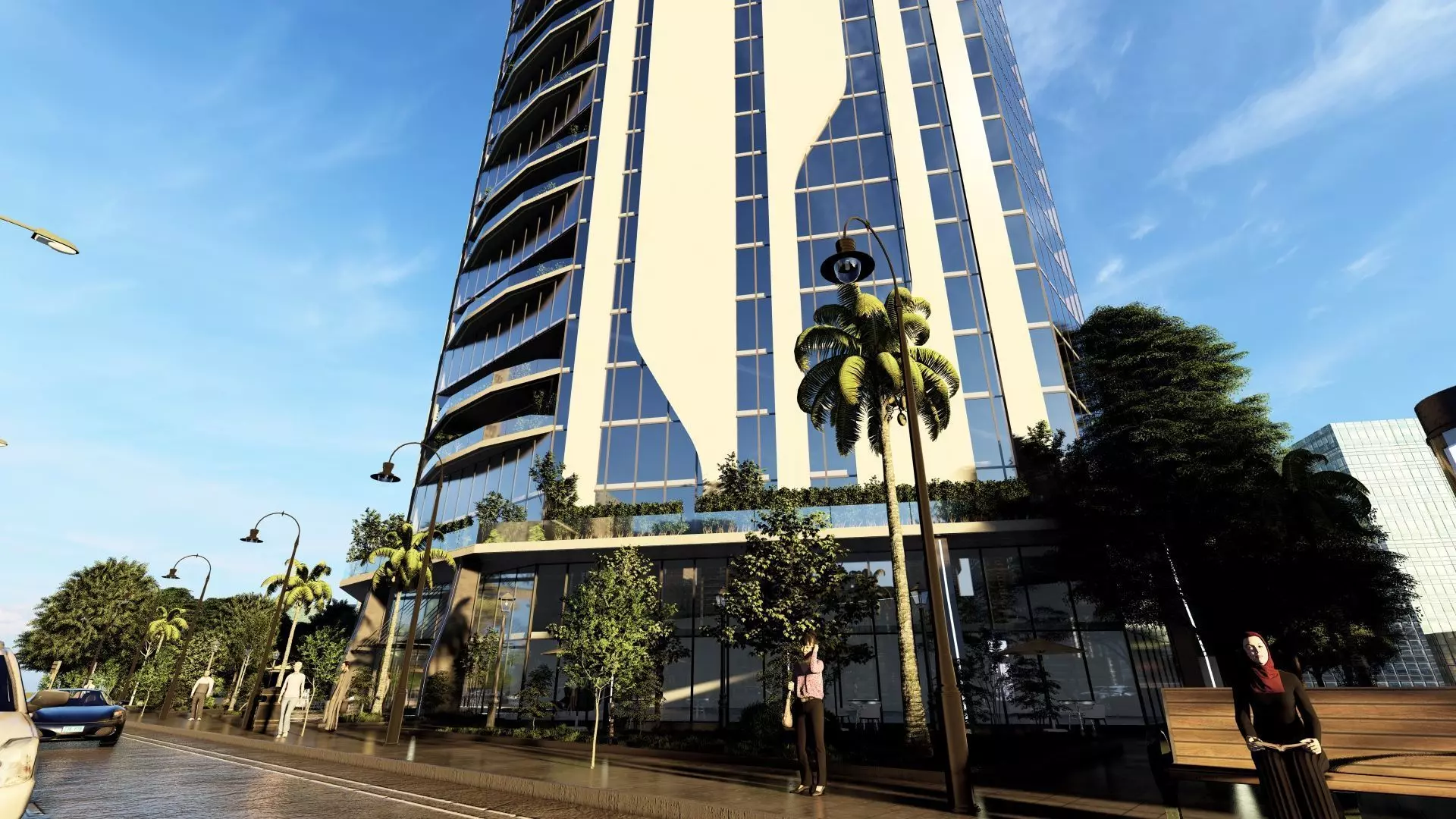 Spectre Tower Exterior Design 3D model_19