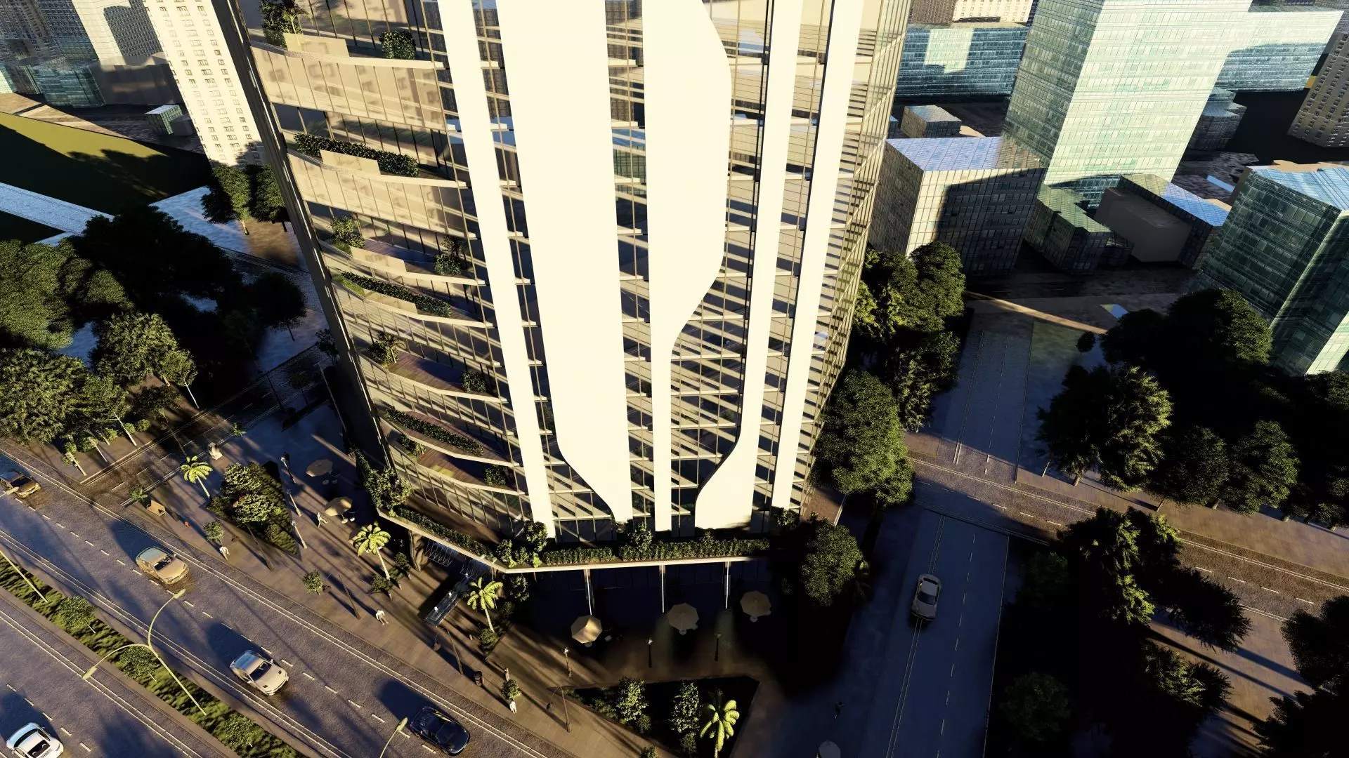 Spectre Tower Exterior Design 3D model_10