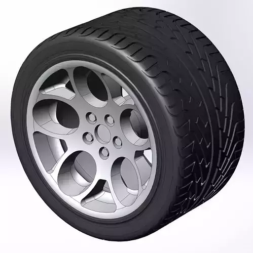 Set of wheels for your scale model of Lambo Acosta