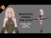 Elf Archer - Realistic Female Character - Blender Eevee Low-poly 3D model_1