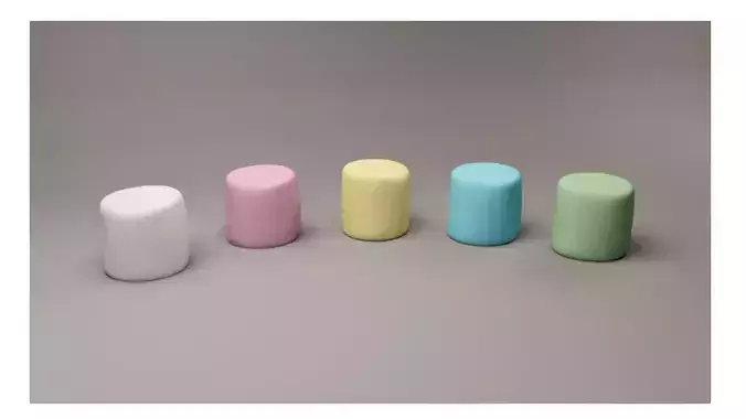 Colored Marshmallow