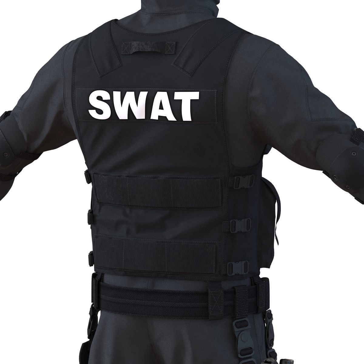 SWAT Man 3D Model 3D model_23