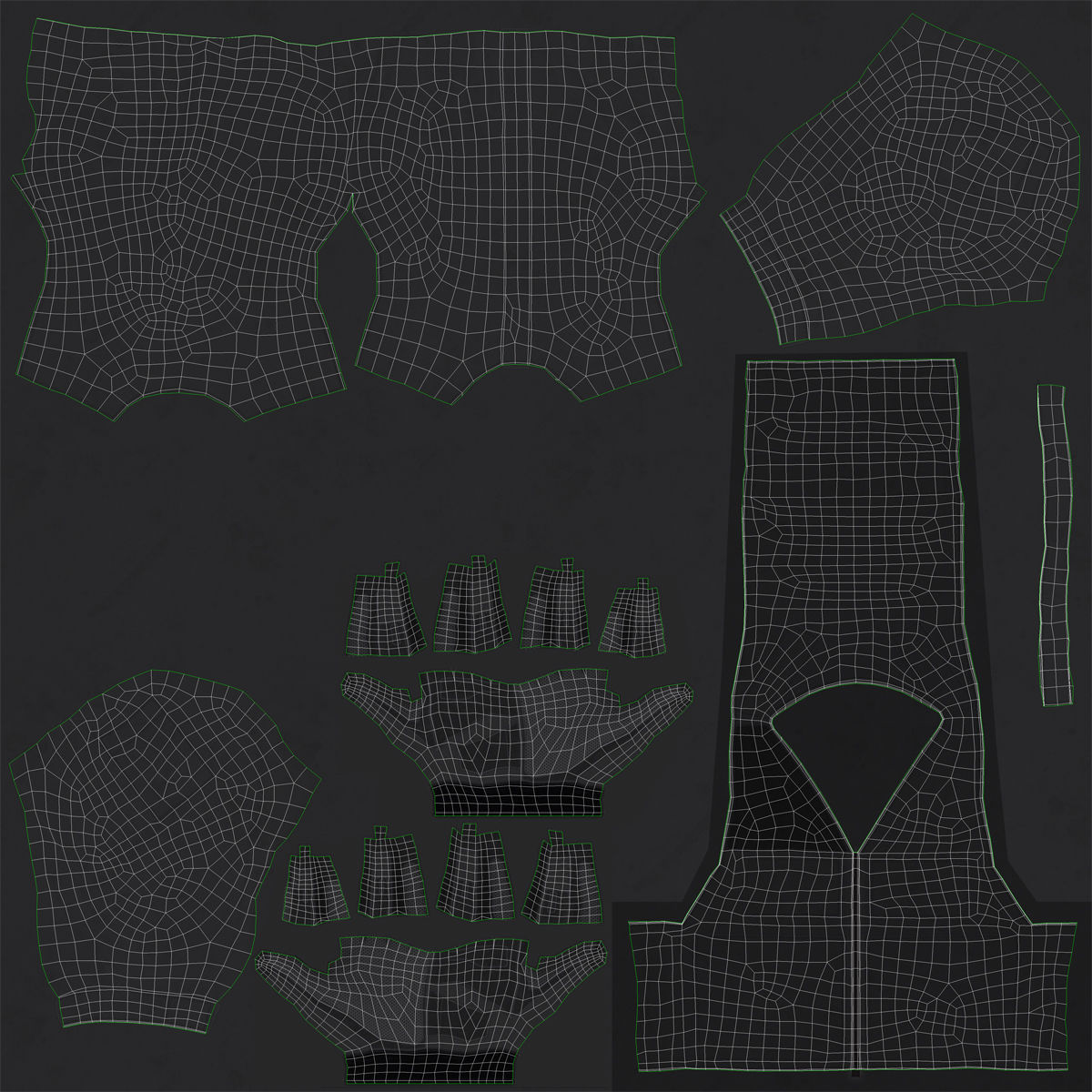 SWAT Man 3D Model 3D model_46