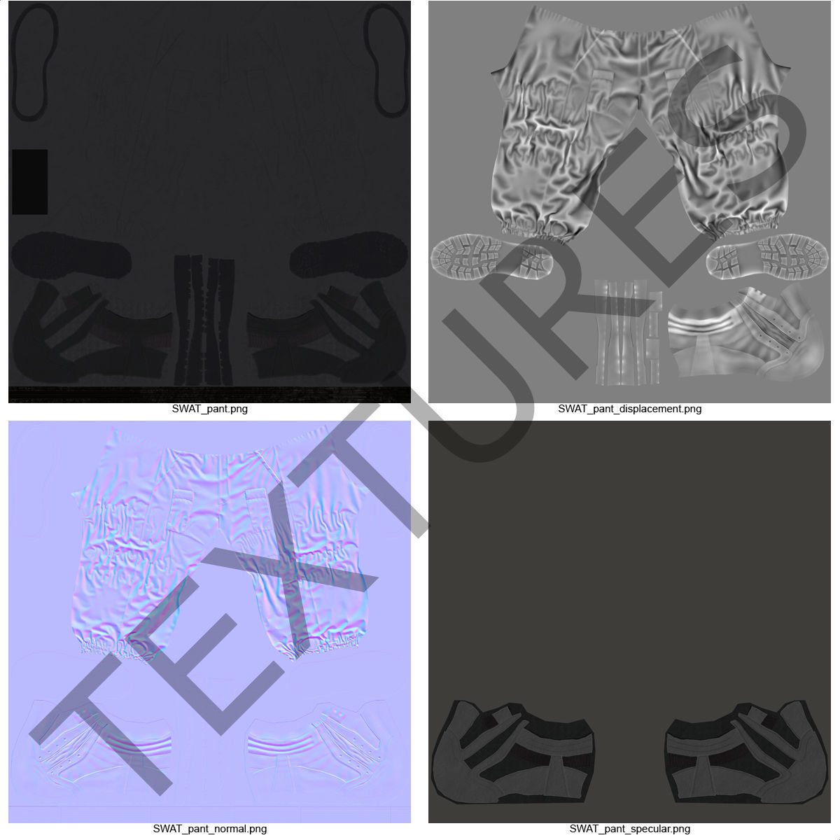 SWAT Man 3D Model 3D model_51