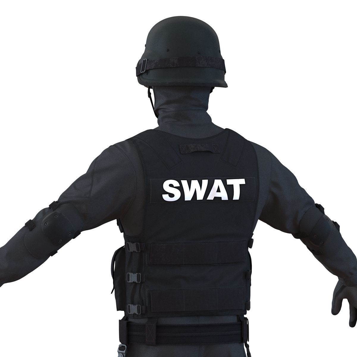 SWAT Man 3D Model 3D model_21