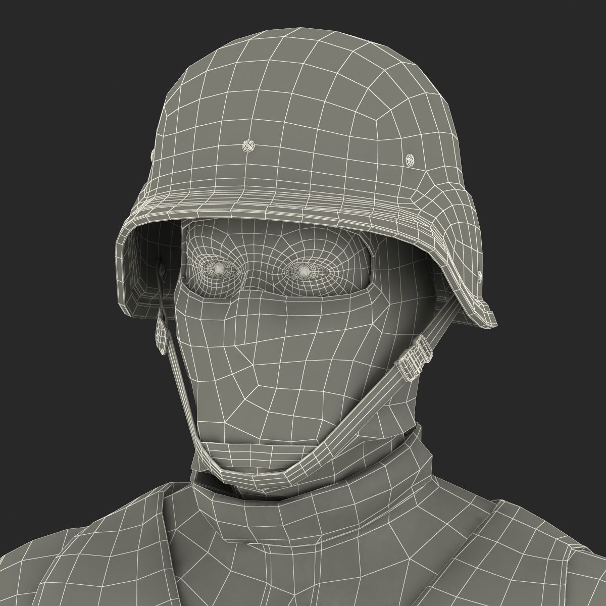 SWAT Man 3D Model 3D model_69