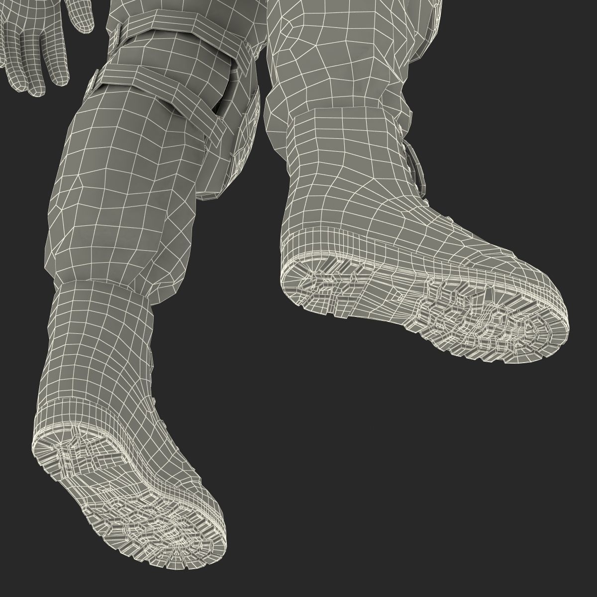 SWAT Man 3D Model 3D model_74