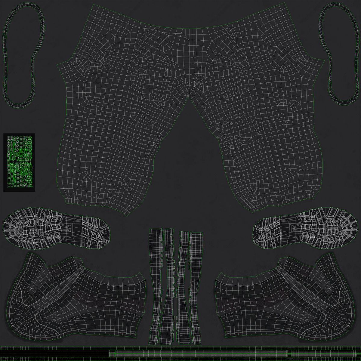 SWAT Man 3D Model 3D model_44