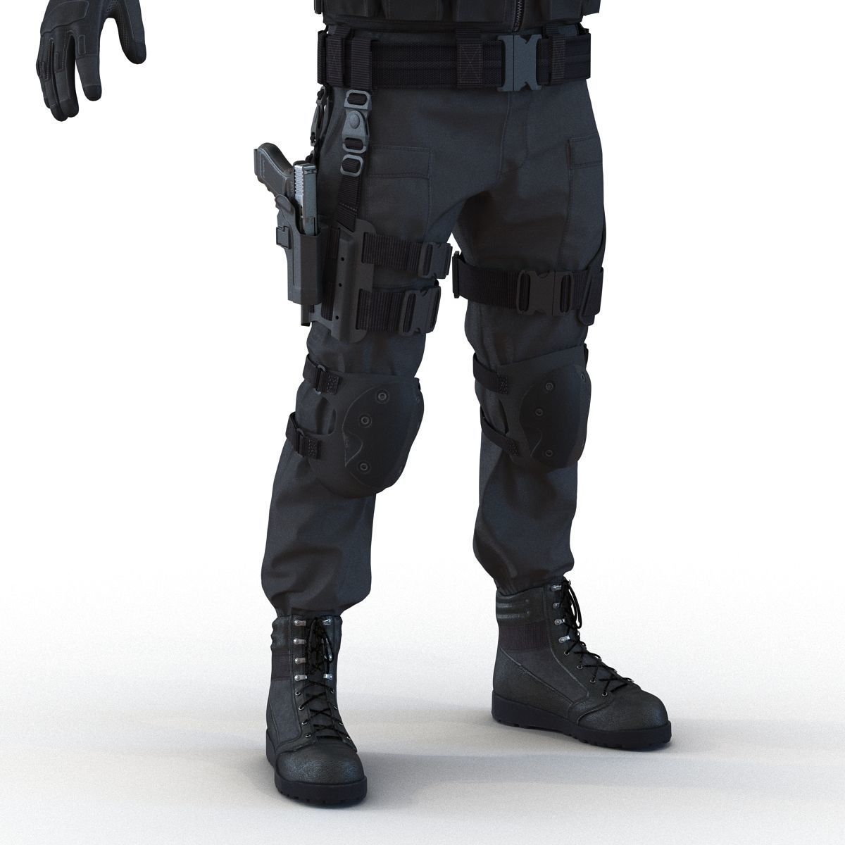 SWAT Man 3D Model 3D model_26