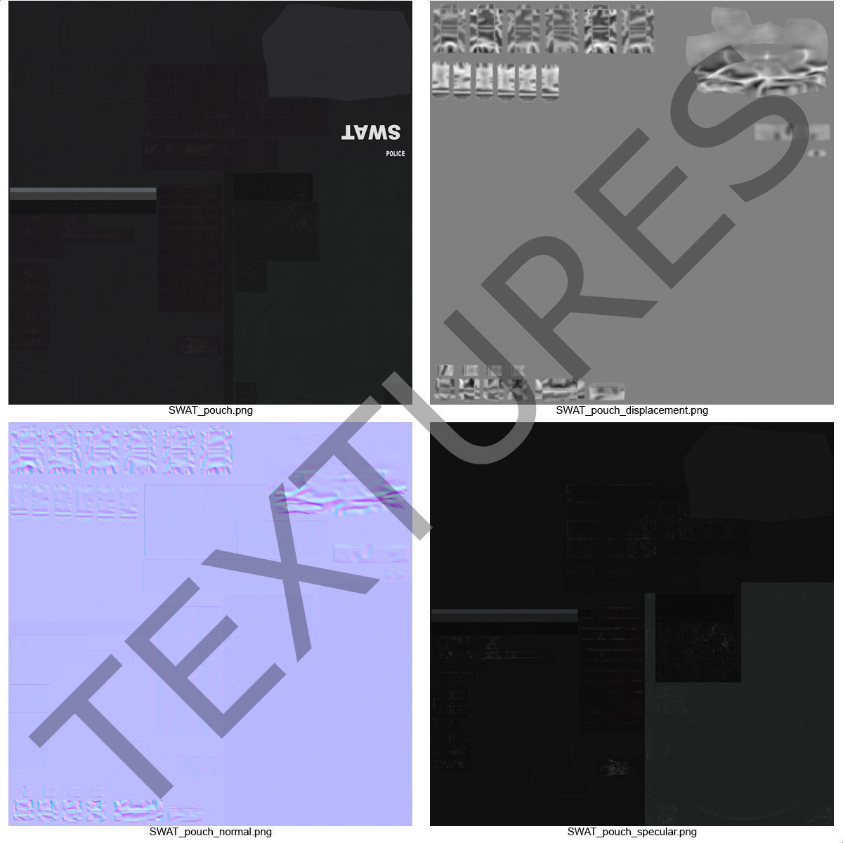 SWAT Man 3D Model 3D model_52