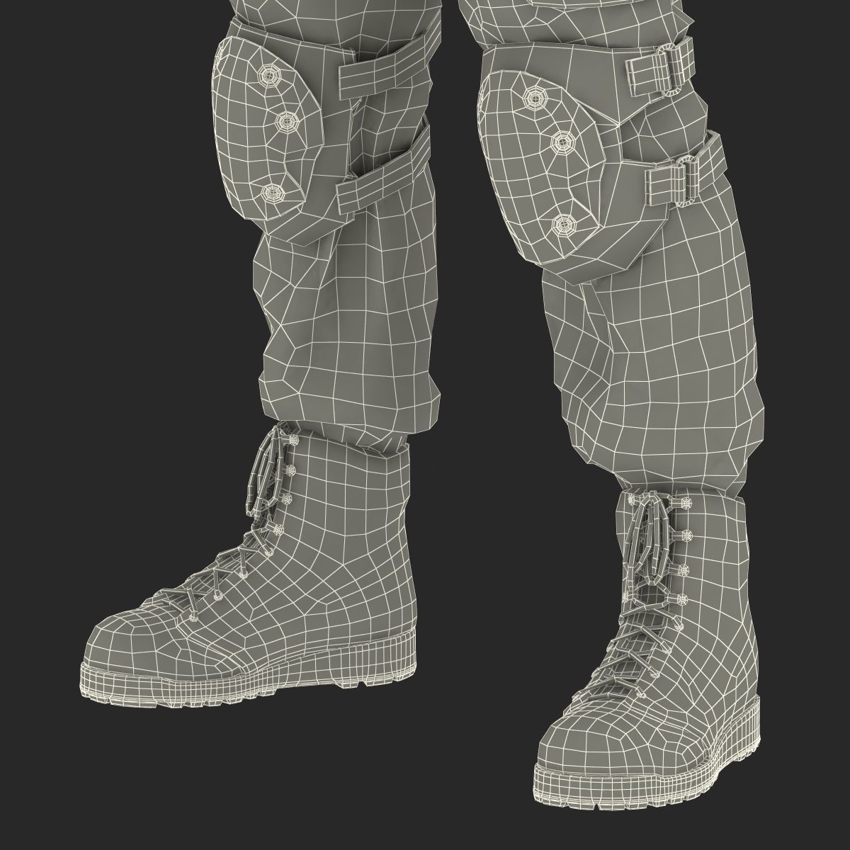 SWAT Man 3D Model 3D model_72
