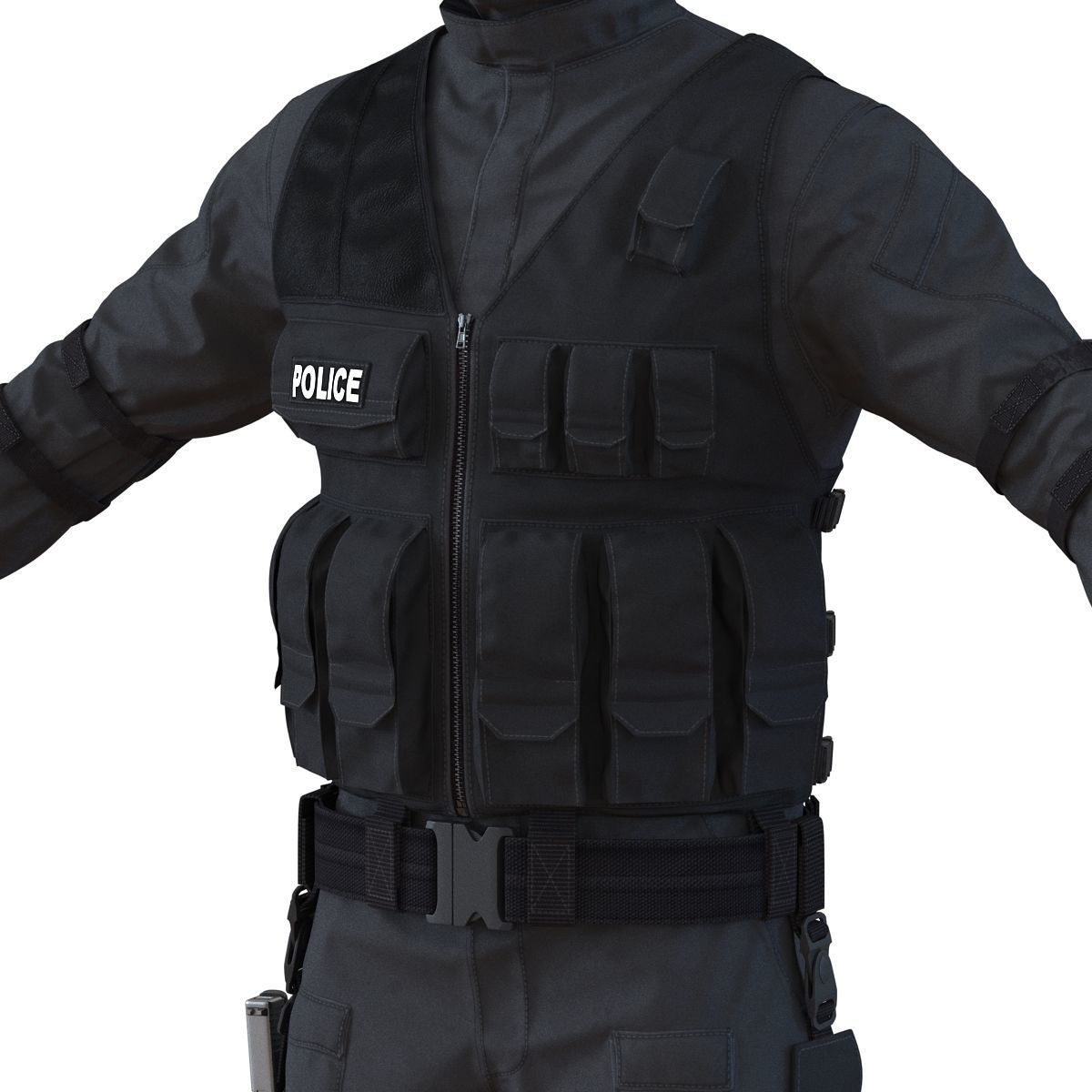 SWAT Man 3D Model 3D model_22
