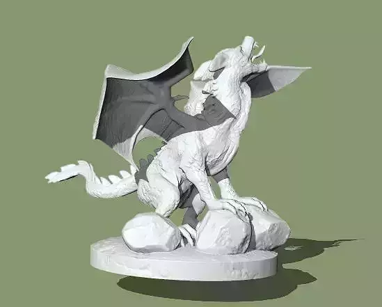 3D figurine of Dragon Dog