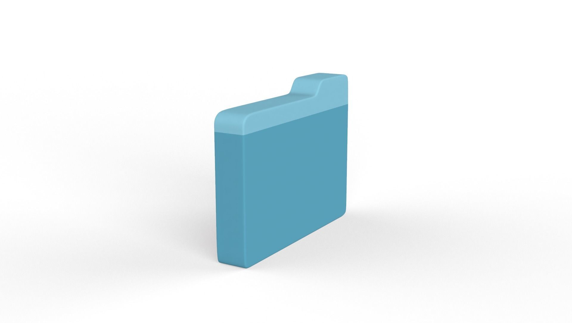 Icon Folder Download 3D Model Low-poly 3D model_12