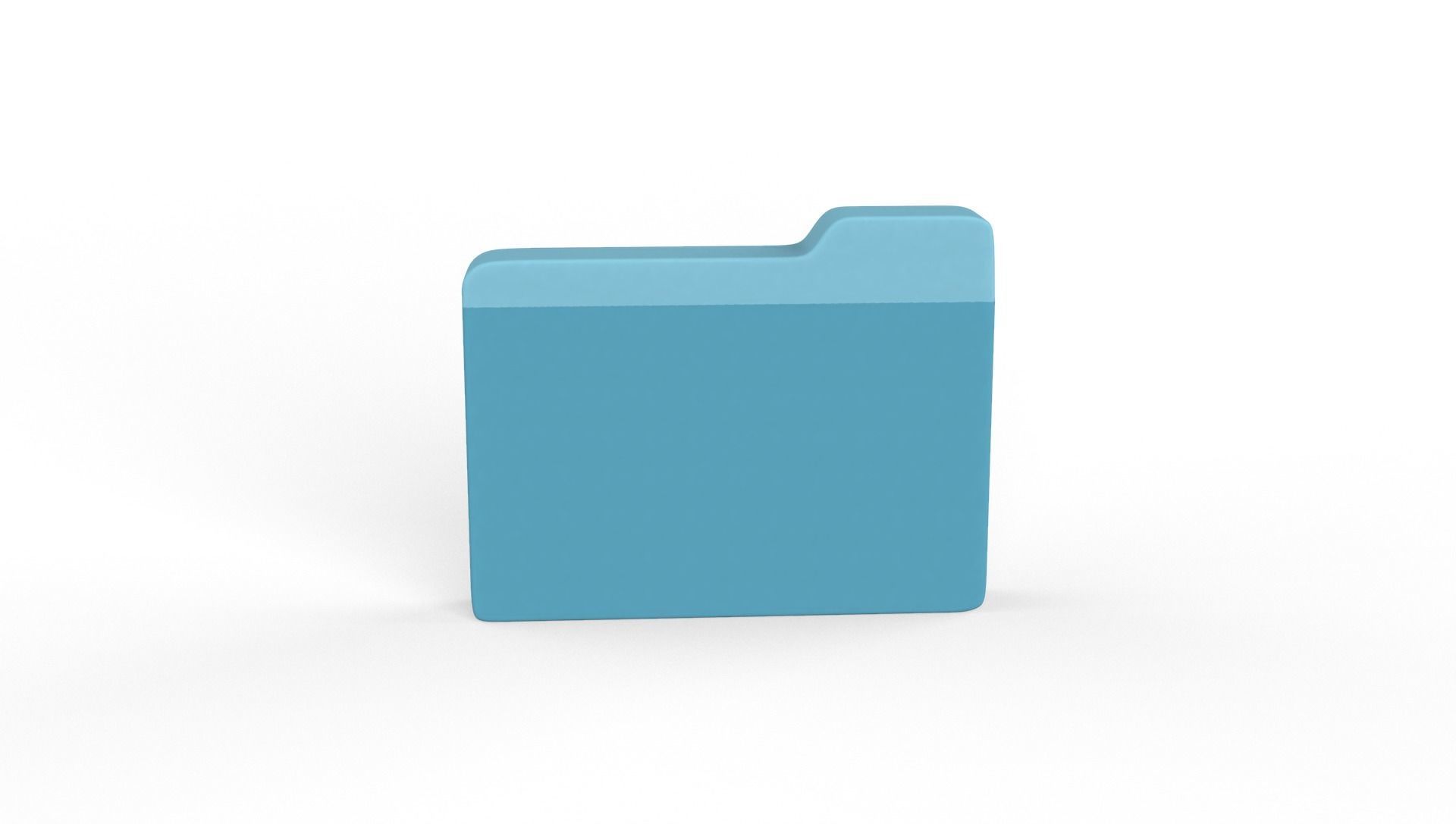 Icon Folder Download 3D Model Low-poly 3D model_14