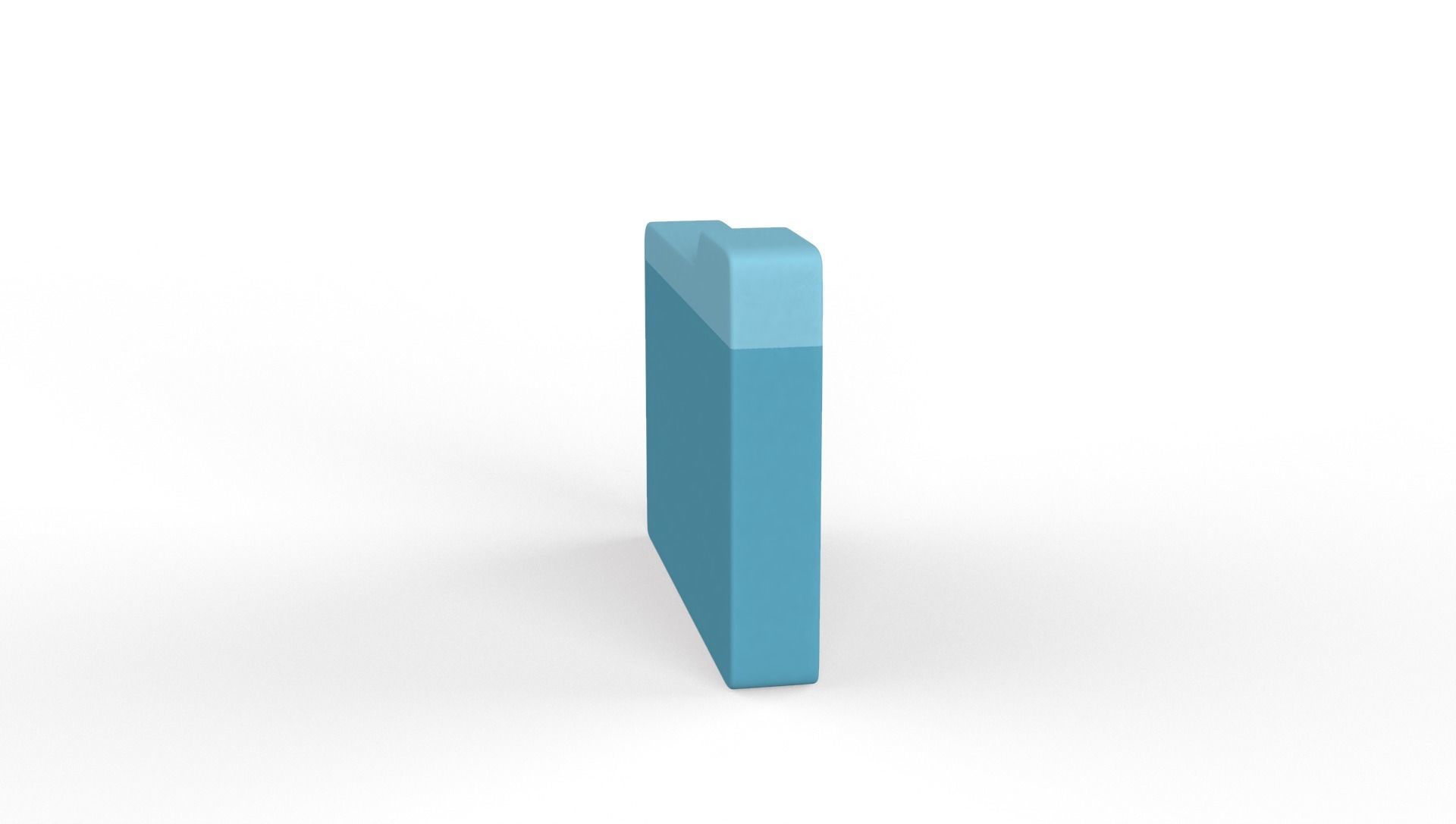 Icon Folder Download 3D Model Low-poly 3D model_17