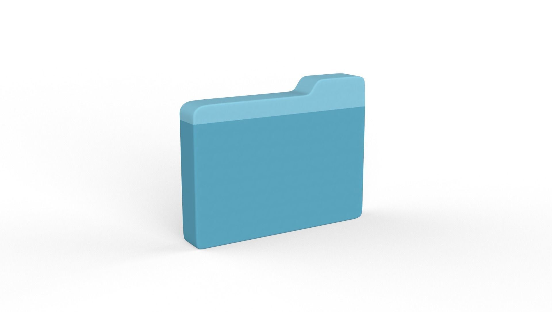 Icon Folder Download 3D Model Low-poly 3D model_13