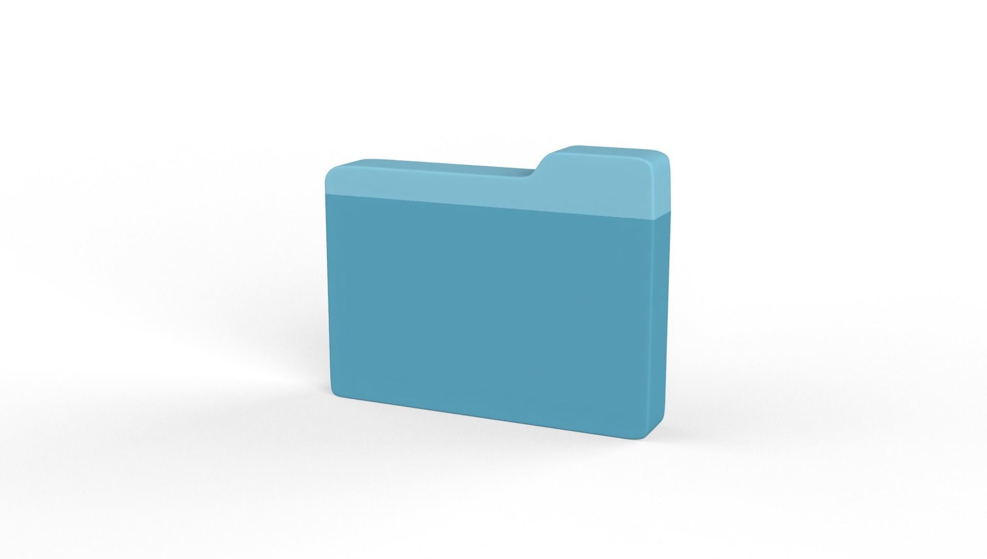 Icon Folder Download 3D Model Low-poly 3D model_15