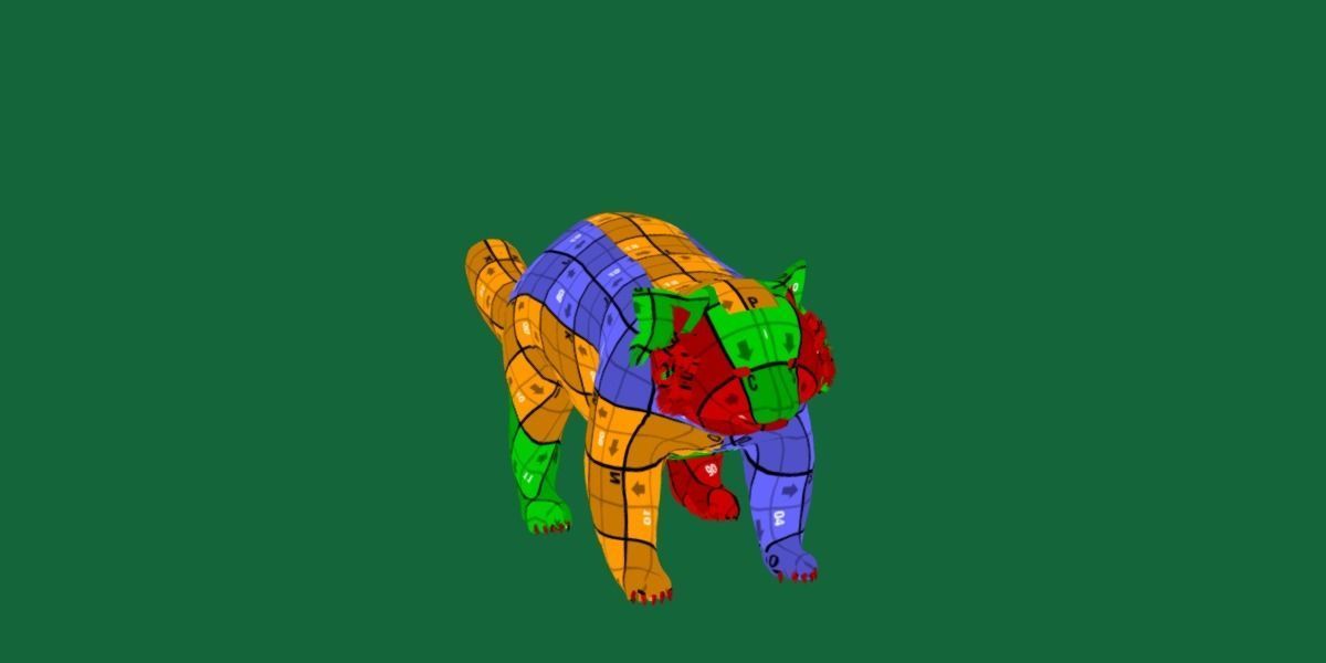 Red Pandas Mammal 3D model_11