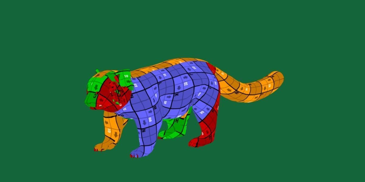 Red Pandas Mammal 3D model_10