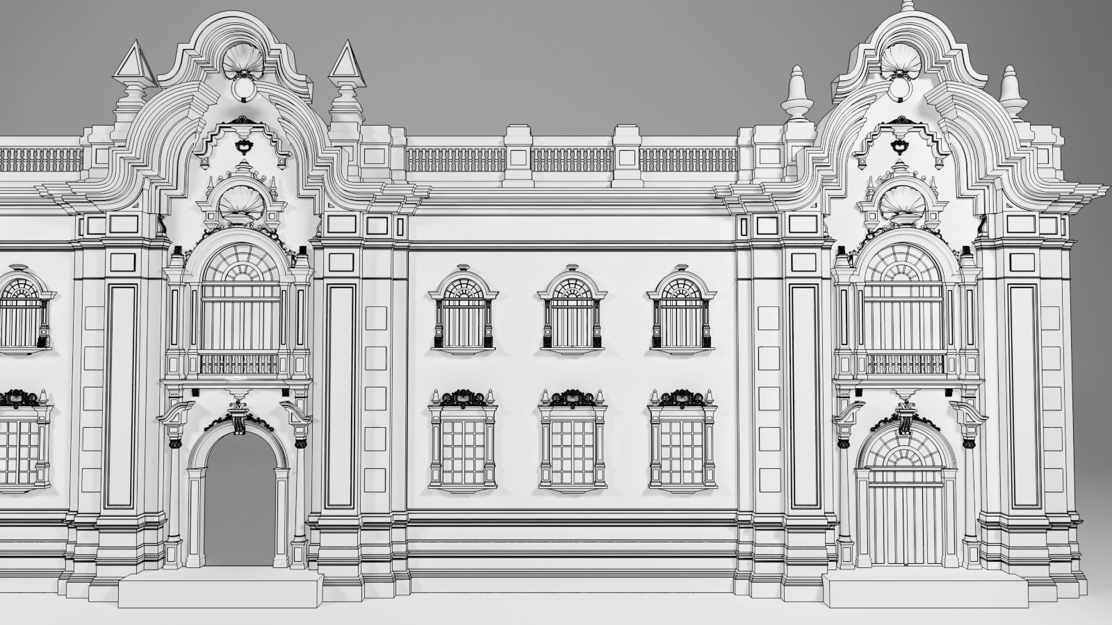 presidential-palace-lima-peru 3D model_3