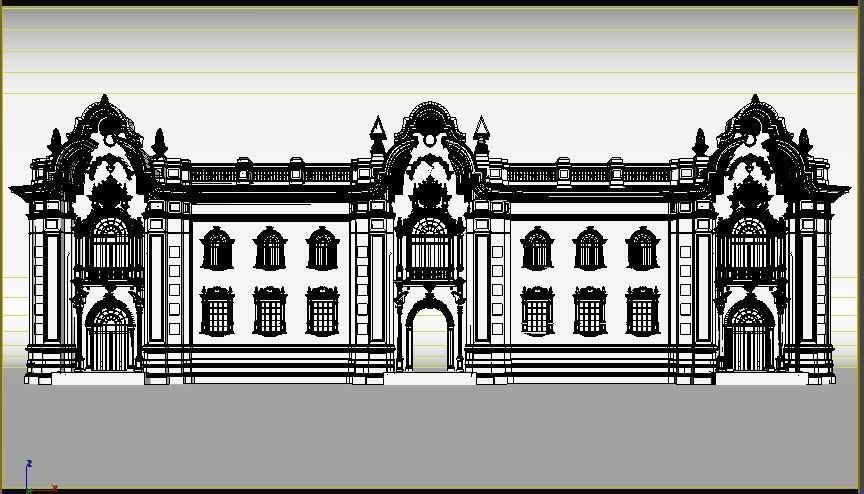 presidential-palace-lima-peru 3D model_4