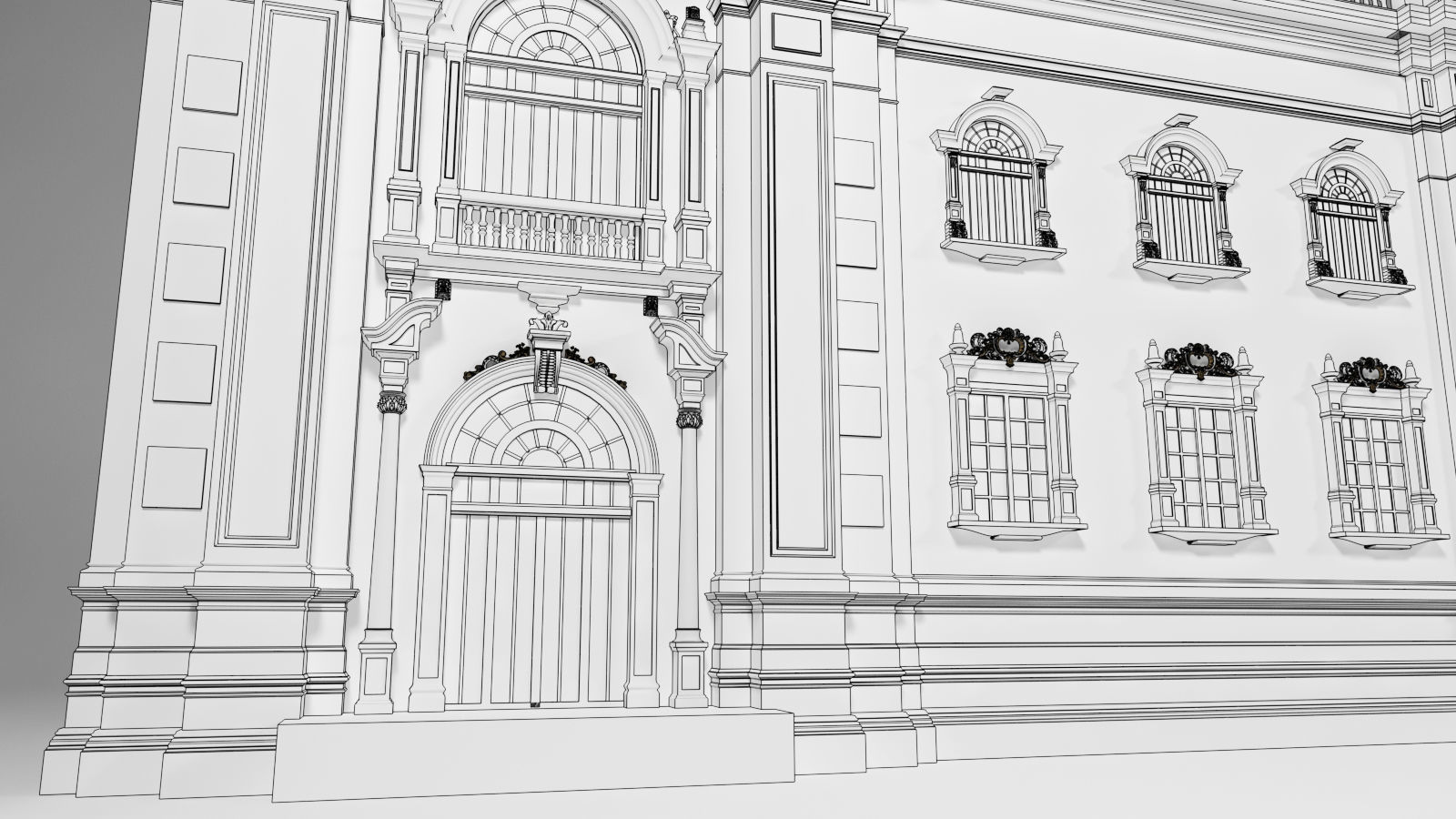 presidential-palace-lima-peru 3D model_2
