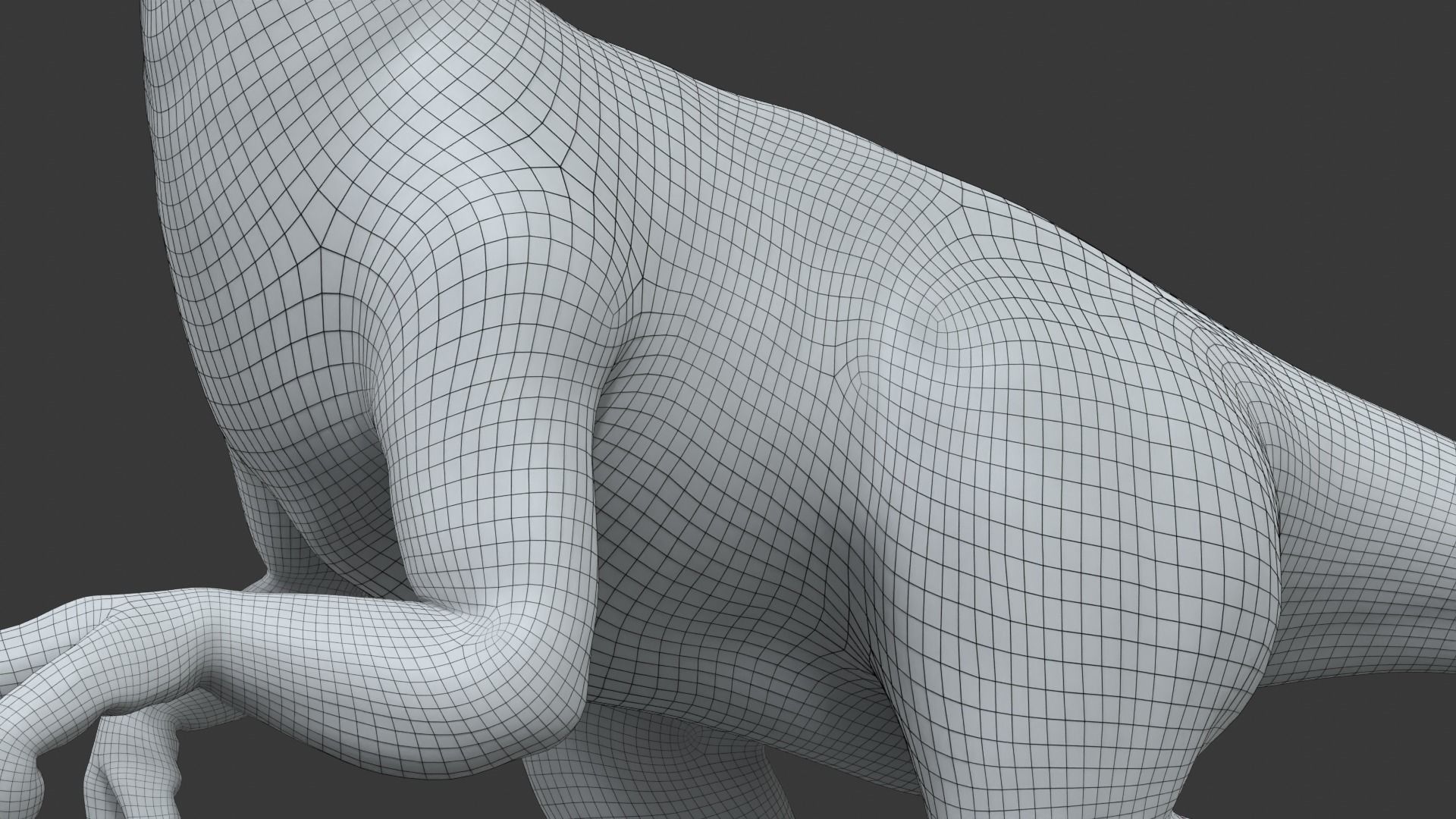 Realistic Therizinosaurus Rigged and Animated Low-poly 3D model_22