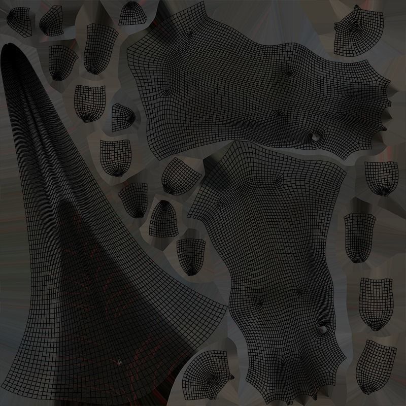 Realistic Therizinosaurus Rigged and Animated Low-poly 3D model_27