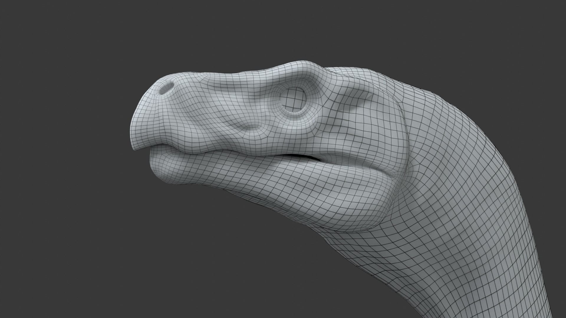 Realistic Therizinosaurus Rigged and Animated Low-poly 3D model_21