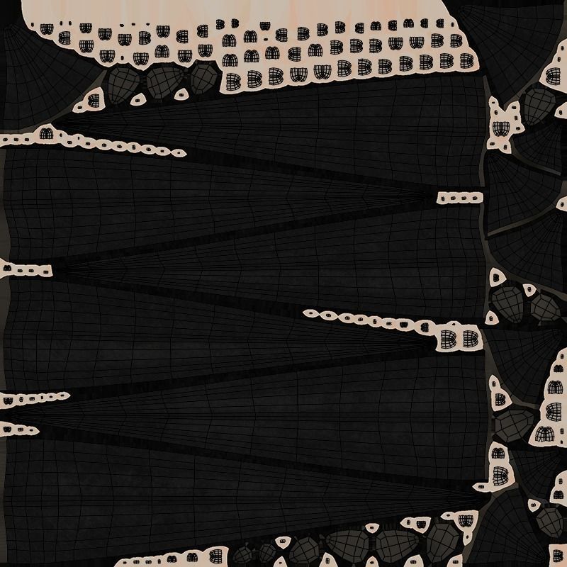 Realistic Therizinosaurus Rigged and Animated Low-poly 3D model_25