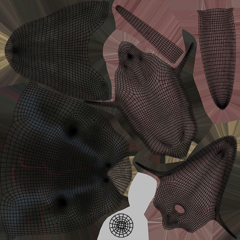 Realistic Therizinosaurus Rigged and Animated Low-poly 3D model_23