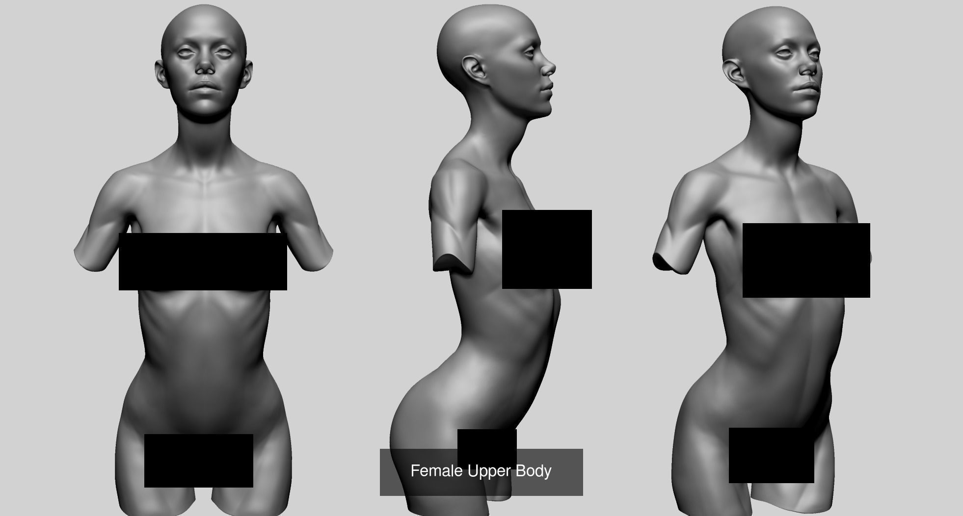 Various Female Models v1 3D Model Collection_6