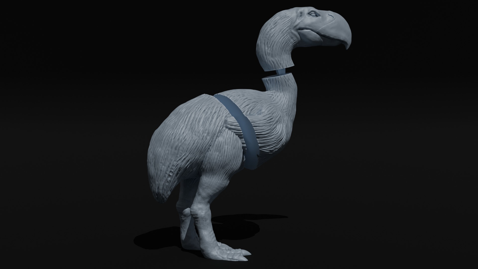 Prehistoric Terror bird 3D print model_1