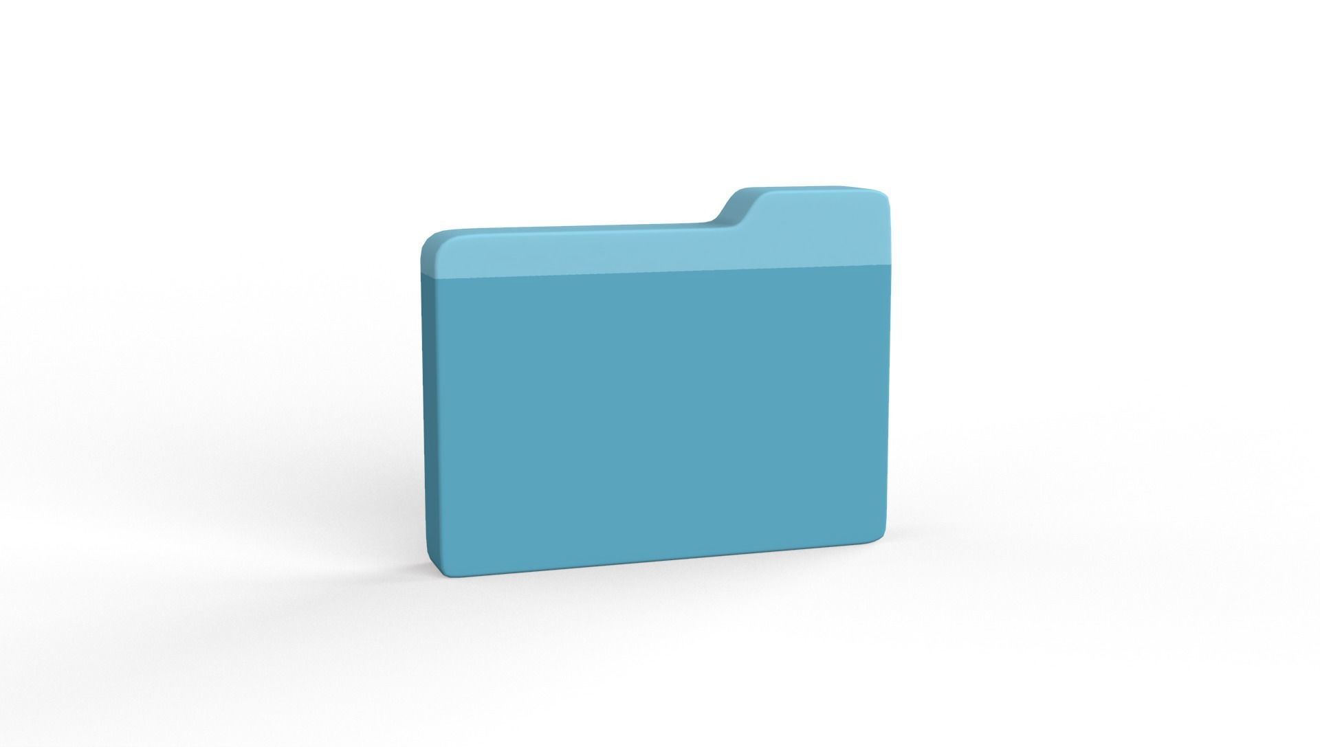 Icon Folder Music 3D Model Low-poly 3D model_14