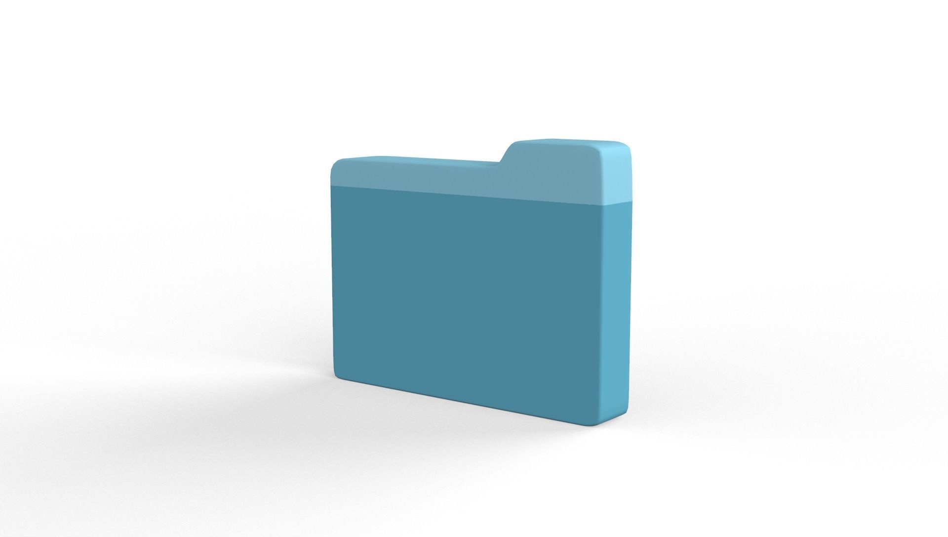 Icon Folder Music 3D Model Low-poly 3D model_16