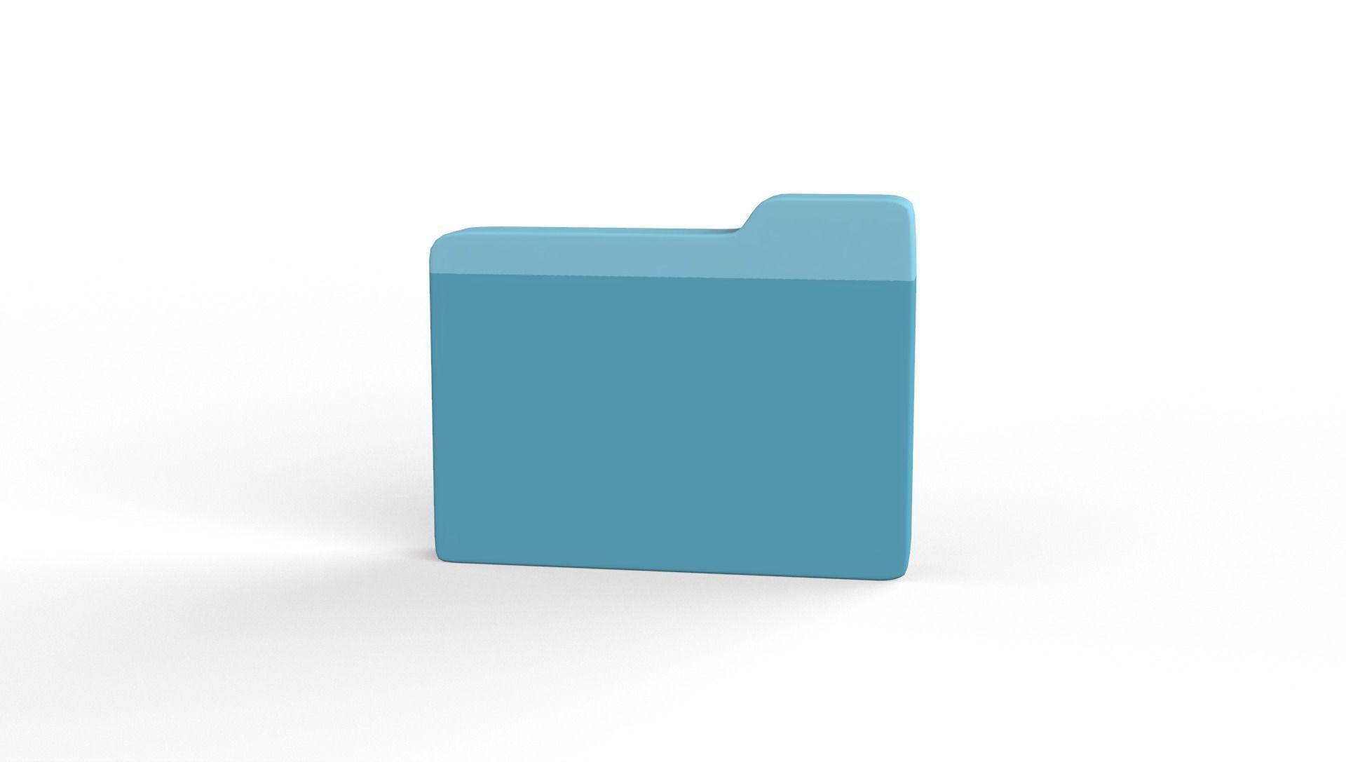 Icon Folder Music 3D Model Low-poly 3D model_15