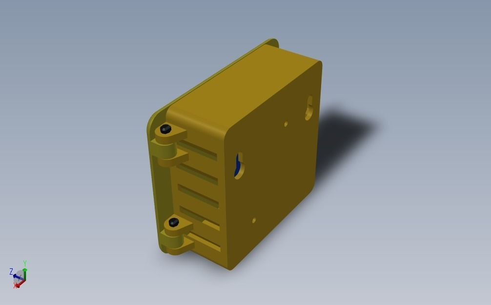 UNO R3 Wall Mount Case 3D print model_4