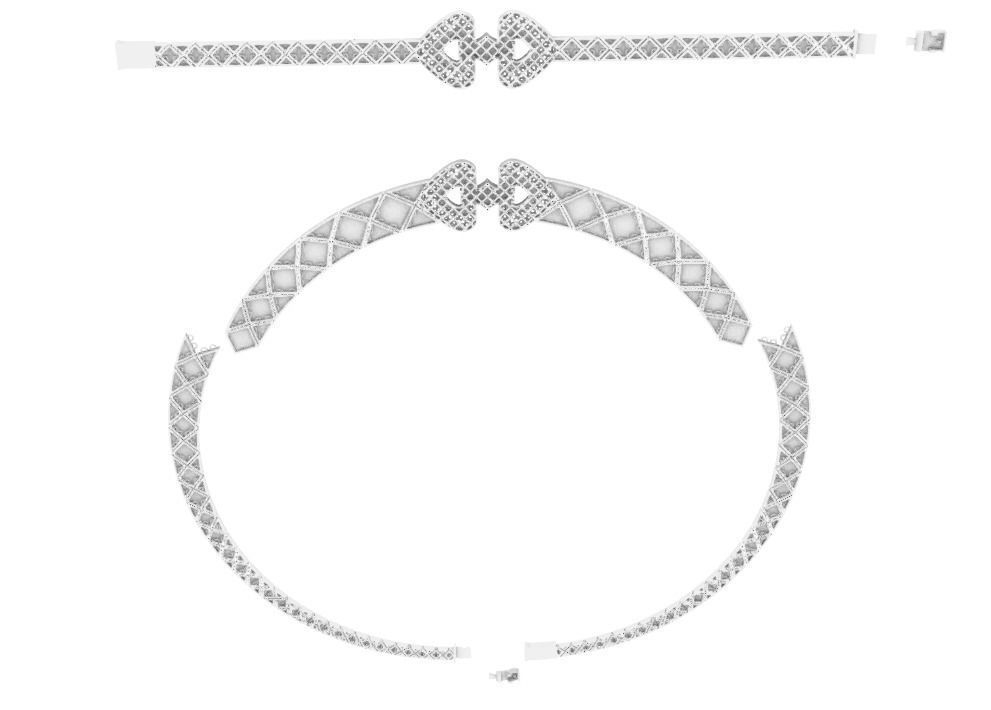 tas kolye ve bilezik seti 3D print model_20