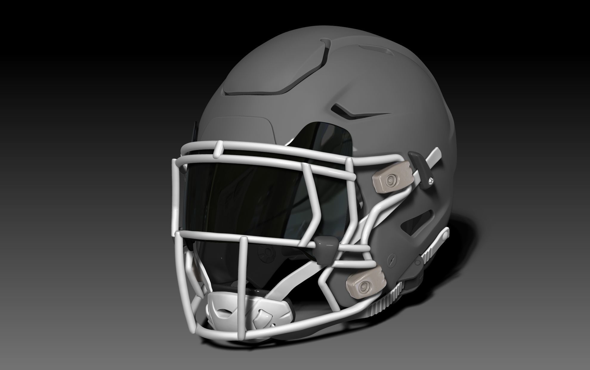 Facemask pack 3 for Riddell SPEEDFLEX helmet 3D print model_3
