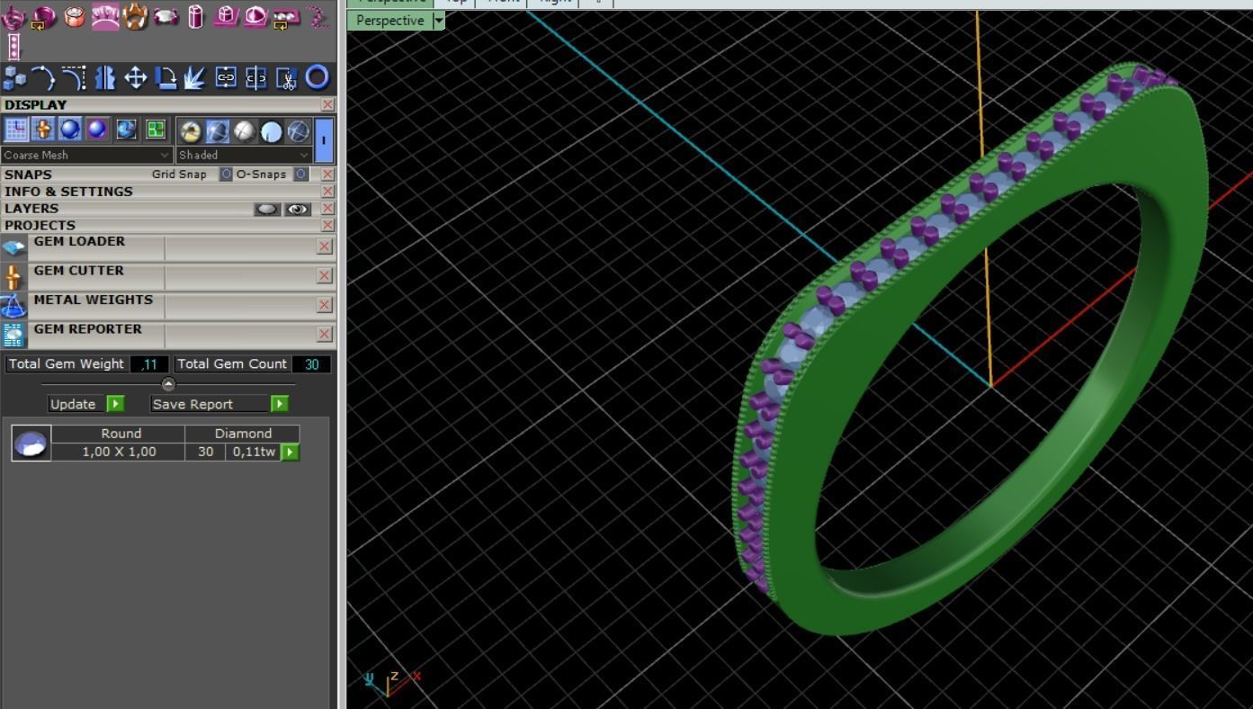 101 Ring 3D print model_4